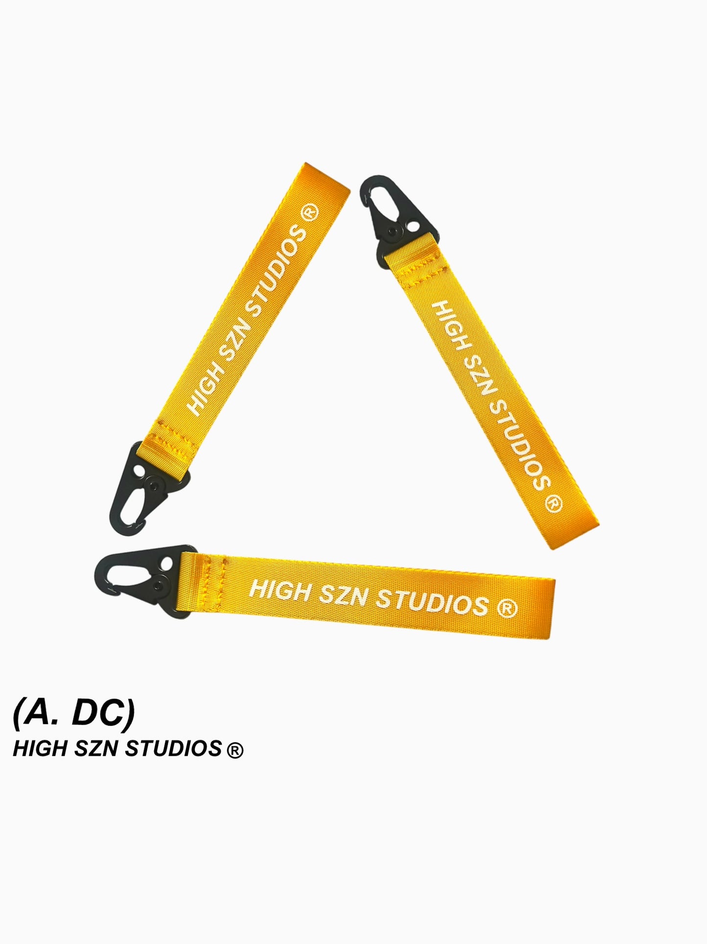 HIGH SZN® KEYRING / YELLOW HAZARD