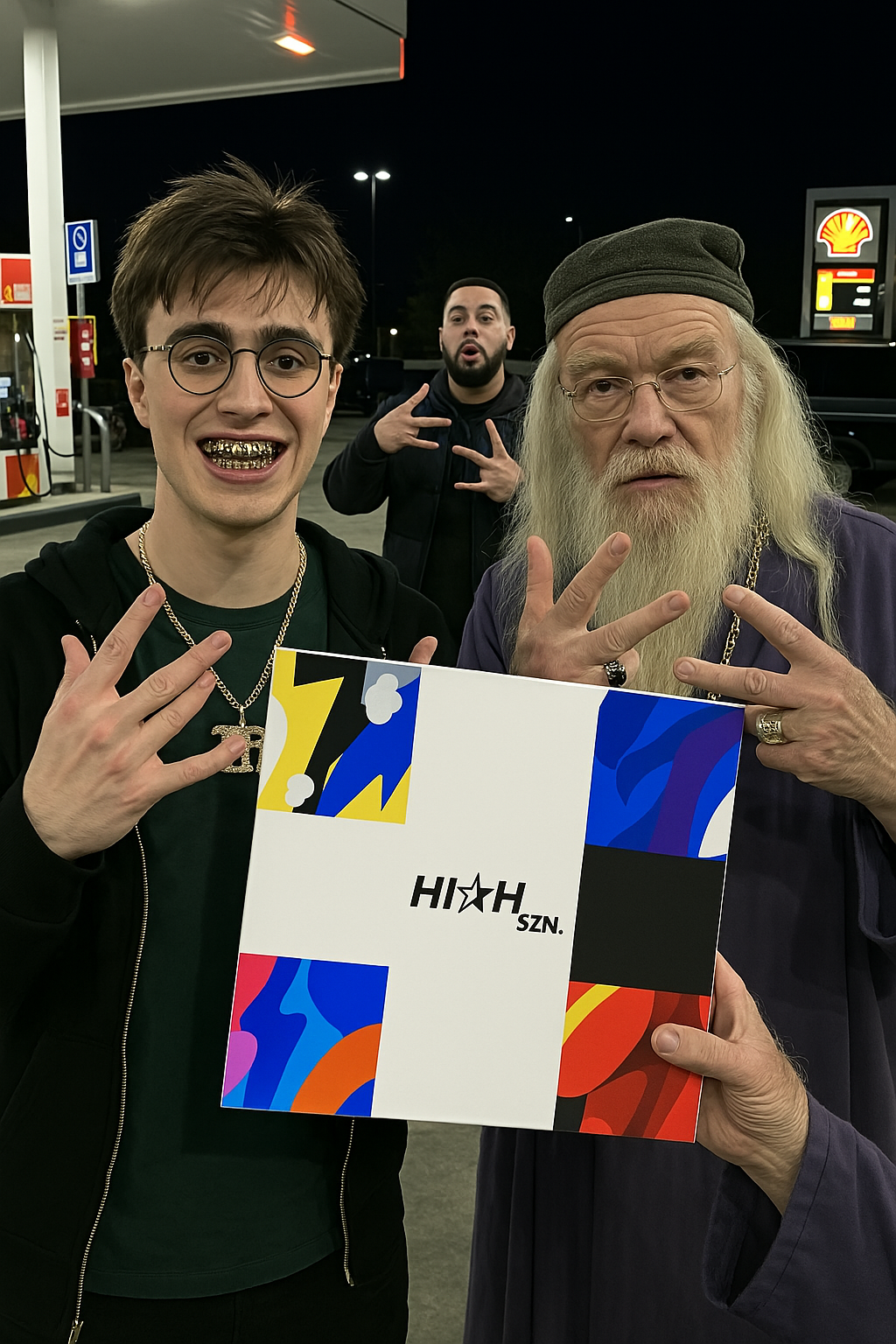 HIGH SZN® HARRY & GANGDALF ART POSTER #7 AI