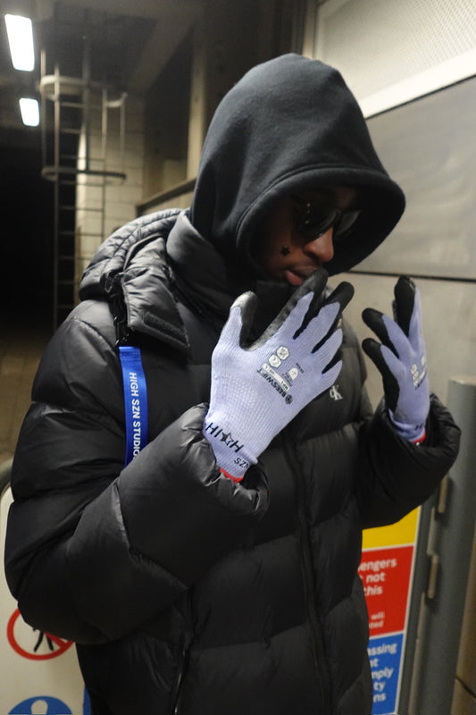 HIGH SZN® ( HAZARD GLOVES ) RAD BLUE