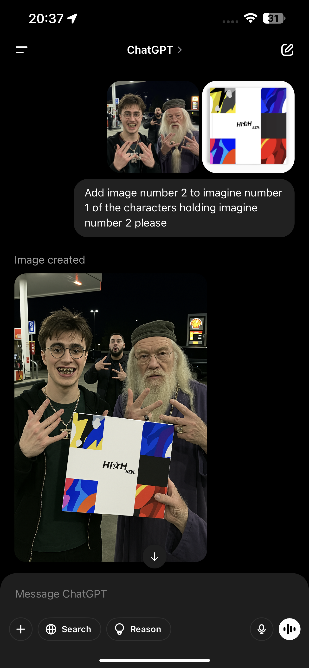 HIGH SZN® HARRY & GANGDALF ART POSTER #7 AI