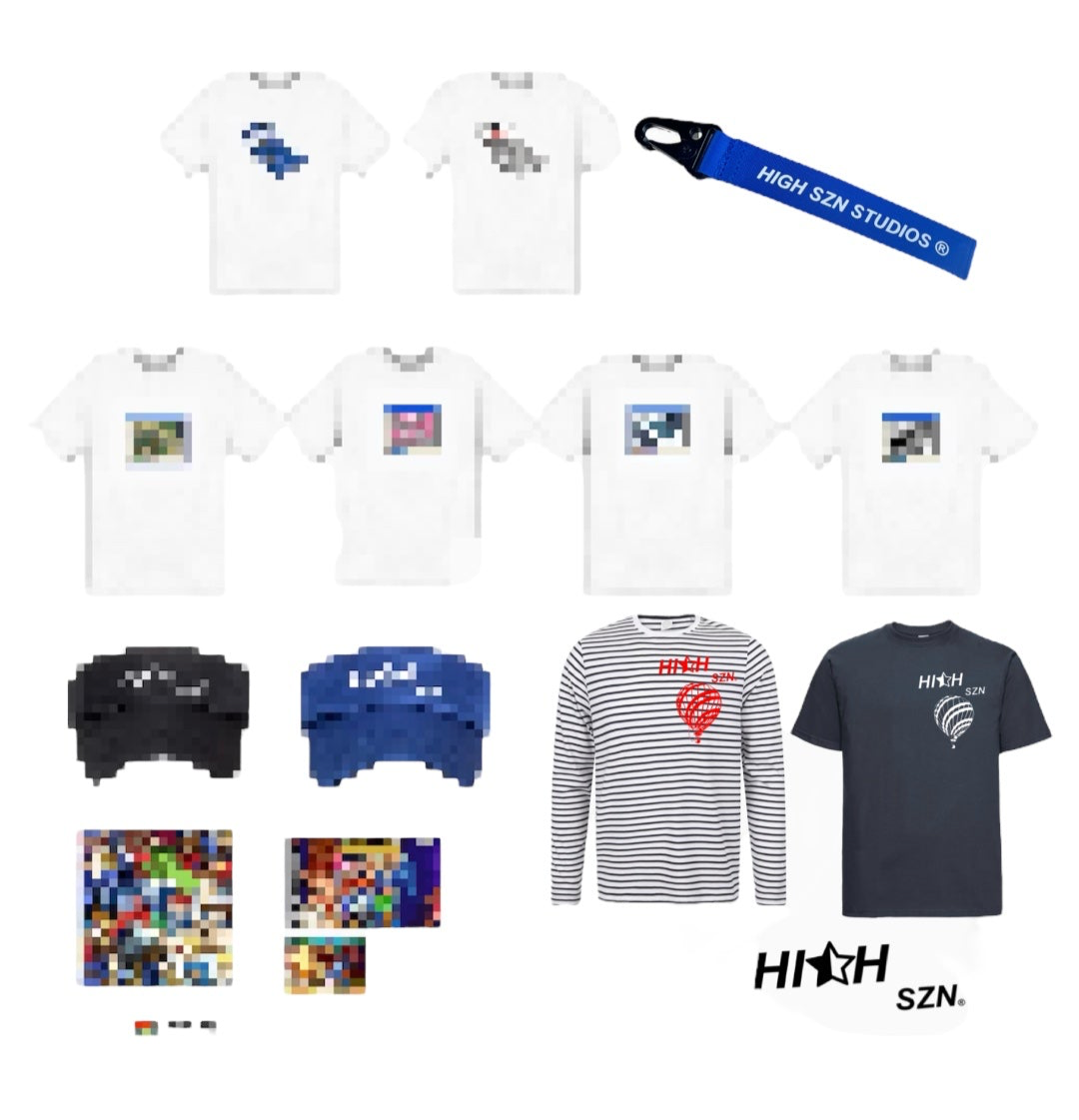 HIGH SZN® STRIPE BALLOON LOGO T- SHIRT (VOL2)