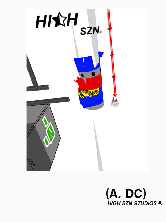HIGH SZN® VOL 1.0 HAZARD POSTER #8 / MAIN AND FUSEBOX