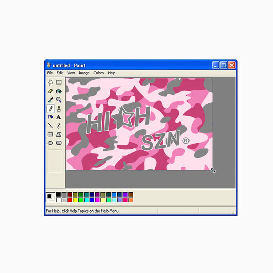 HIGH SZN® CAMO ART POSTER #1 / PINK