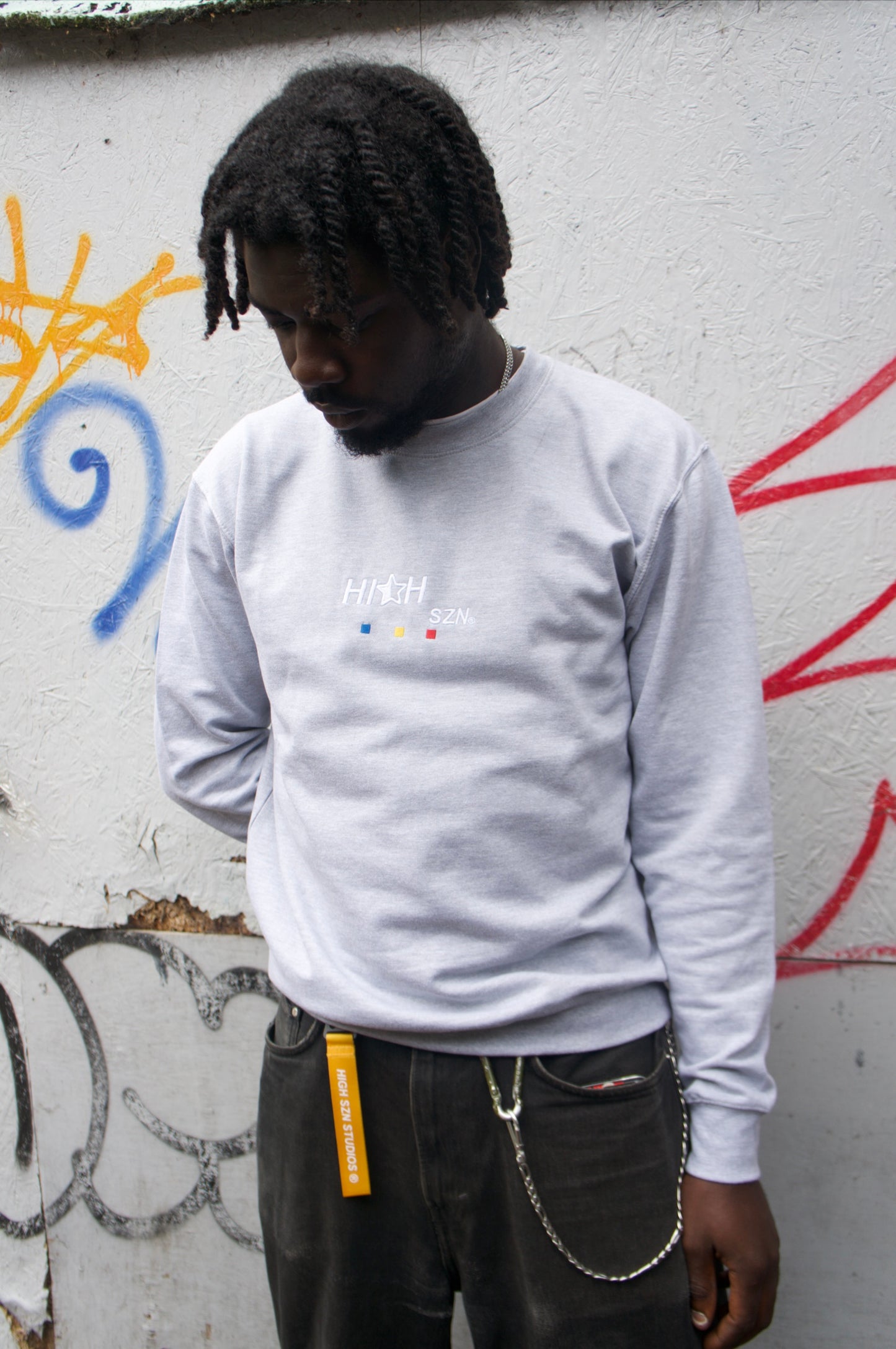 HIGH SZN® (HAZARD) 1/2 STAR LOGO JUMPER