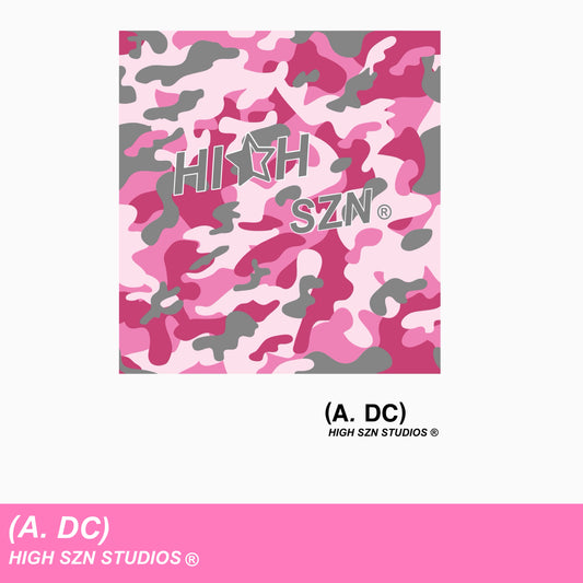 HIGH SZN® CAMO ART POSTER #1 / PINK