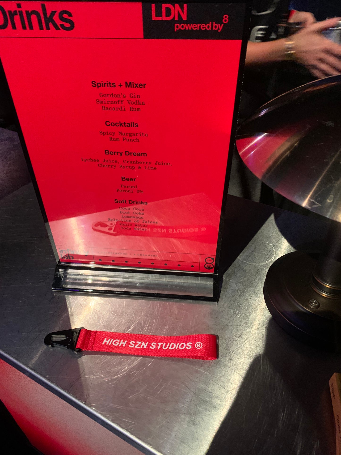 HIGH SZN® KEYRING / RED