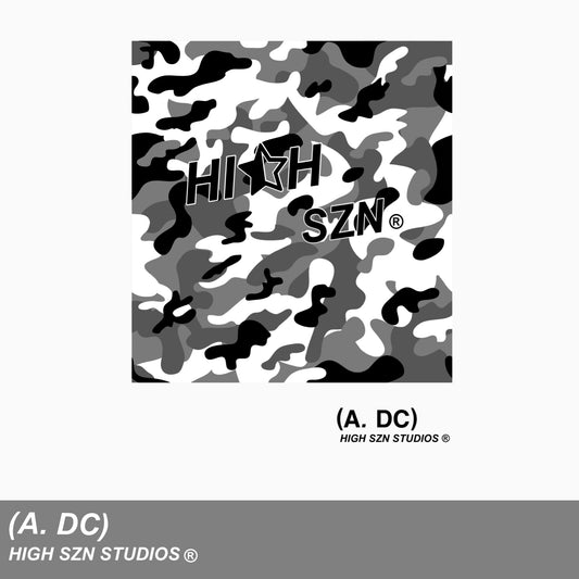 HIGH SZN® CAMO ART POSTER #1 / GREY