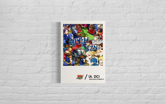 HIGH SZN® PIXAL FIGHTER ART POSTER #4 / HEROS ( Not for sale ) ⛔️