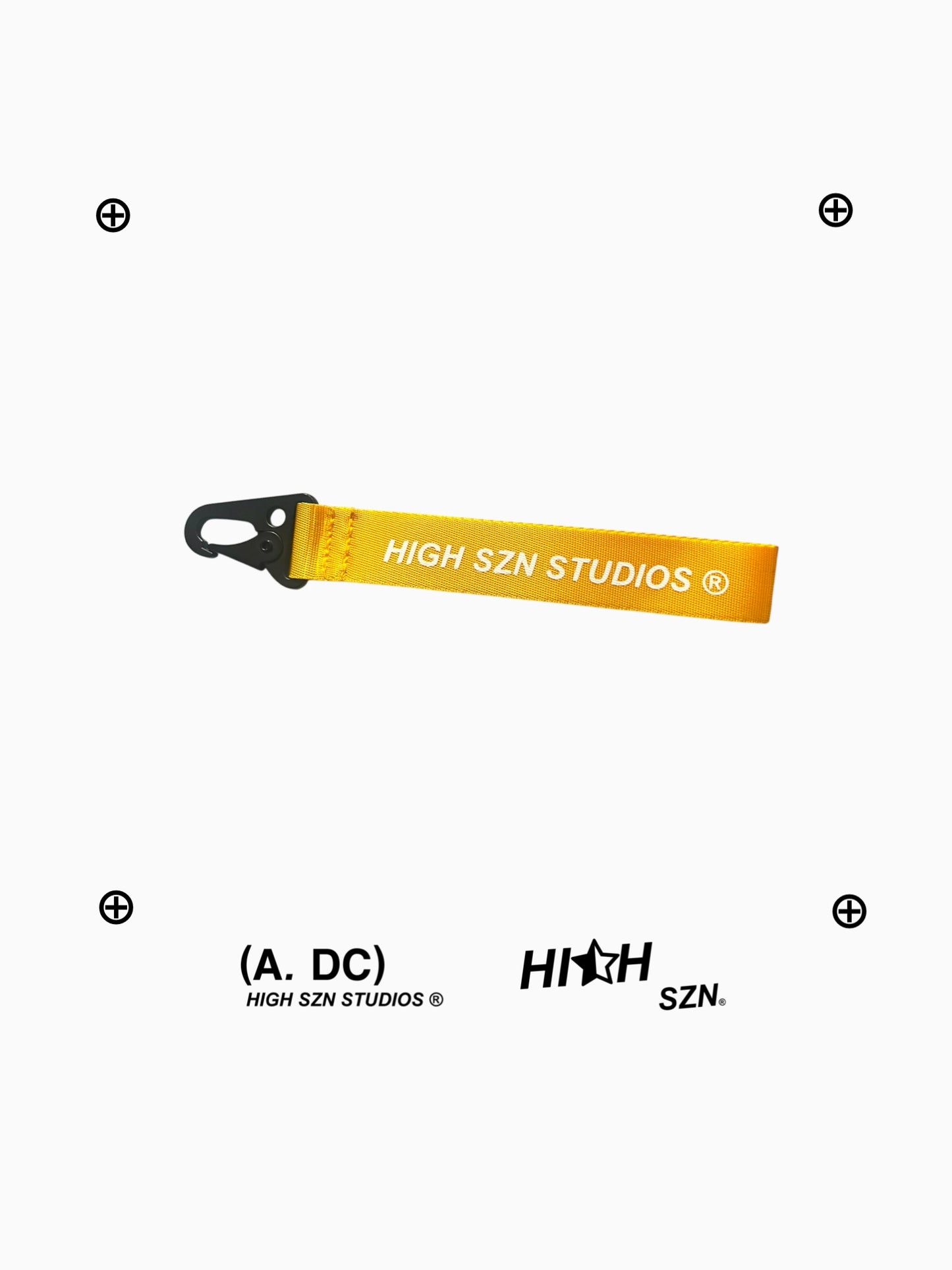 HIGH SZN® KEYRING / YELLOW HAZARD