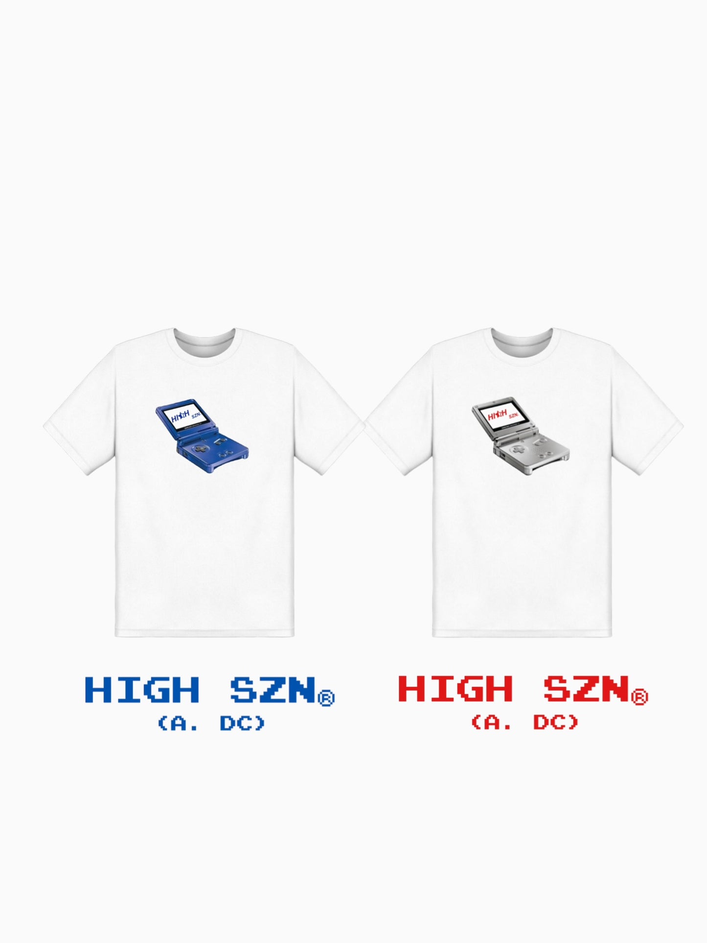 HIGH SZN® RED GAMEBOY LOGO T- SHIRT