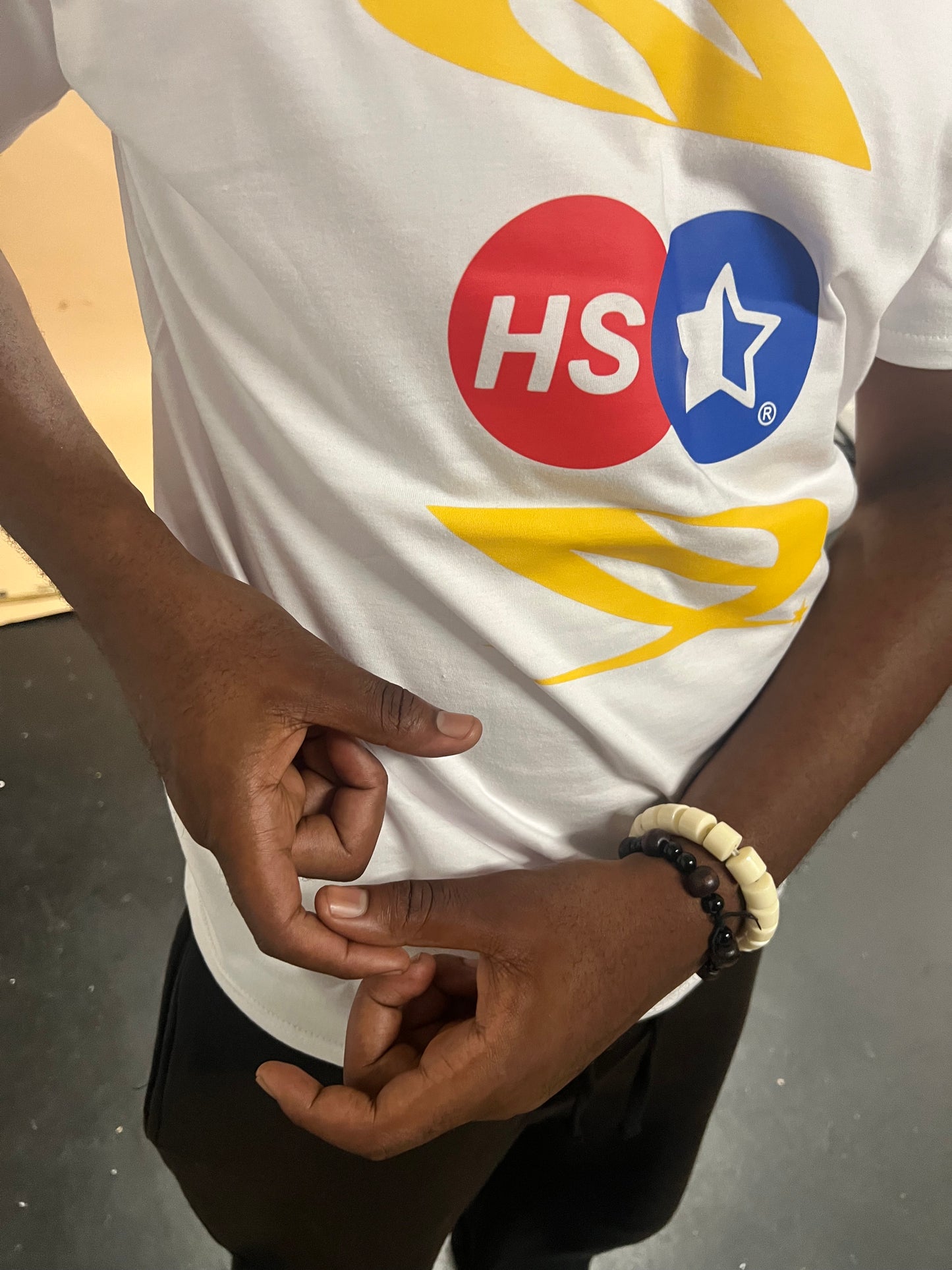 HIGH SZN® ( HAZARD ) TRI STAR LOGO T- SHIRT