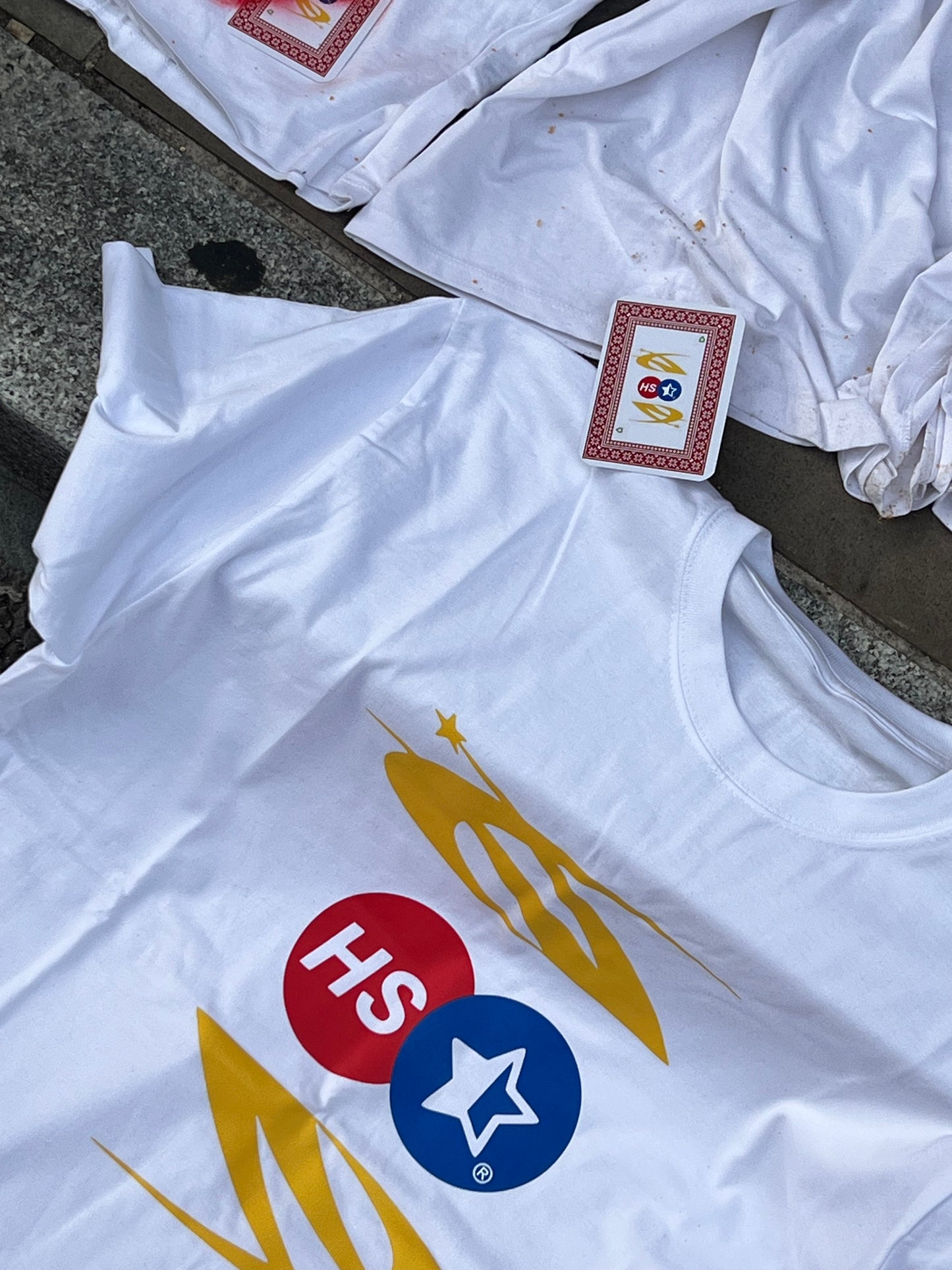 HIGH SZN® ( HAZARD ) TRI STAR LOGO T- SHIRT