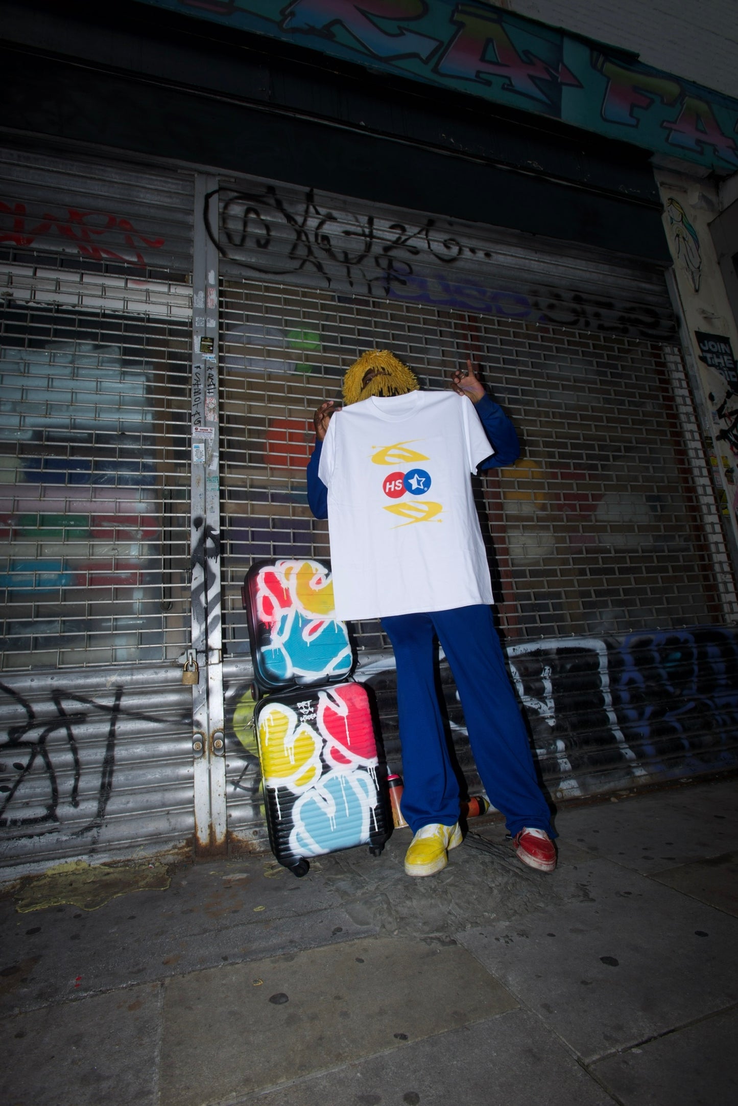 HIGH SZN® ( HAZARD ) TRI STAR LOGO T- SHIRT