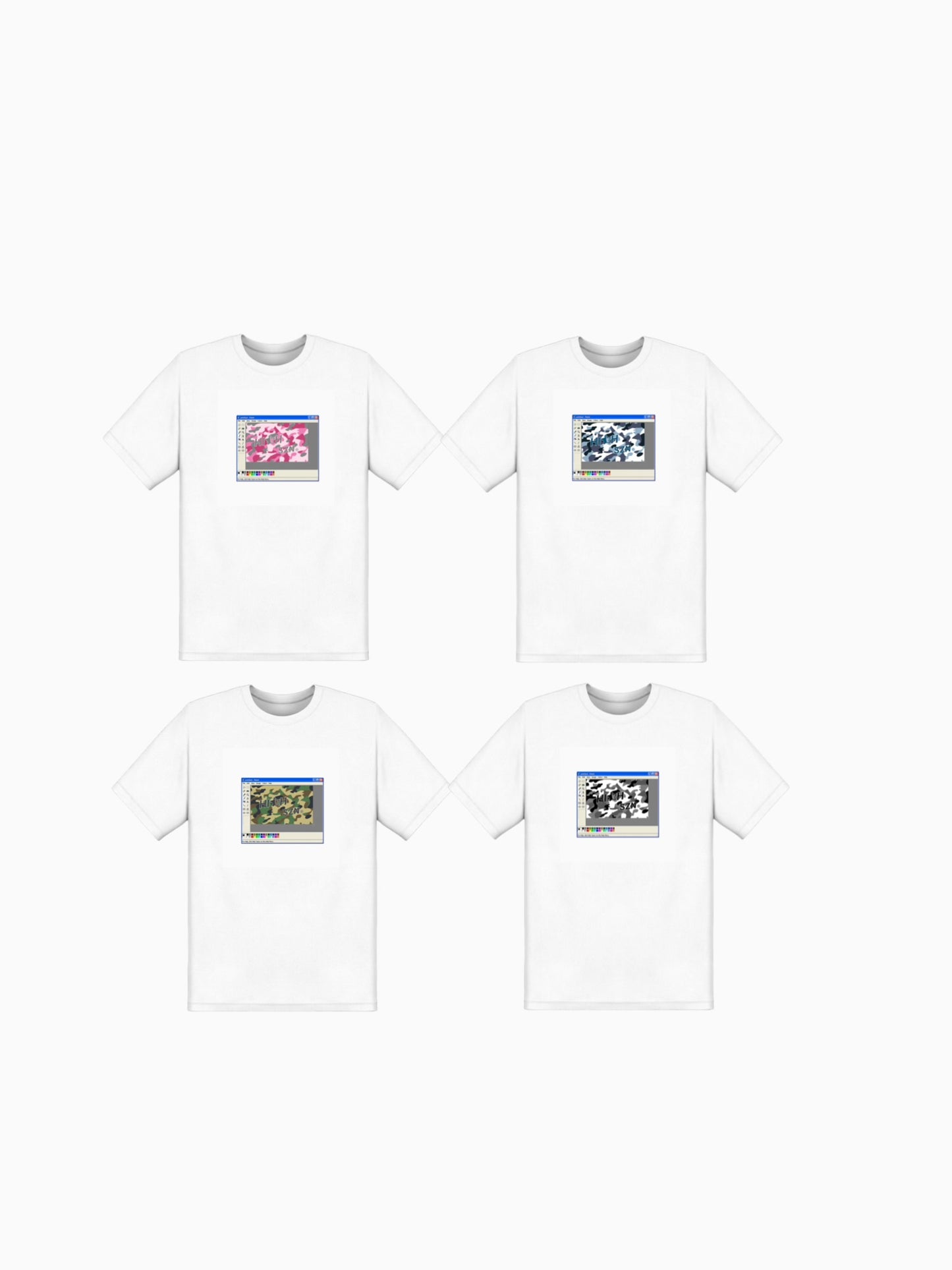 HIGH SZN® CAMO BLUE XP LOGO T- SHIRT