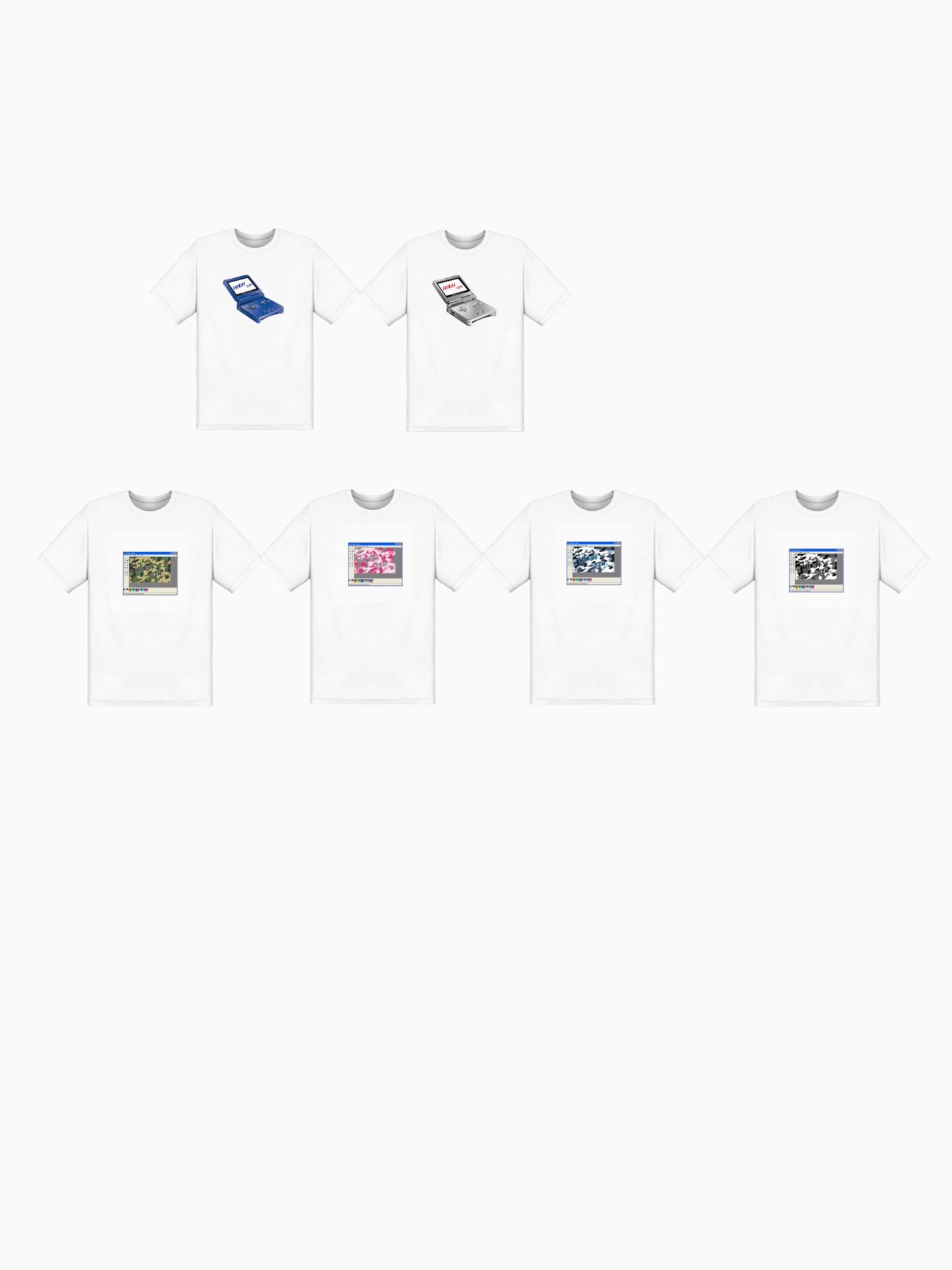 HIGH SZN® BLUE GAMEBOY LOGO T- SHIRT