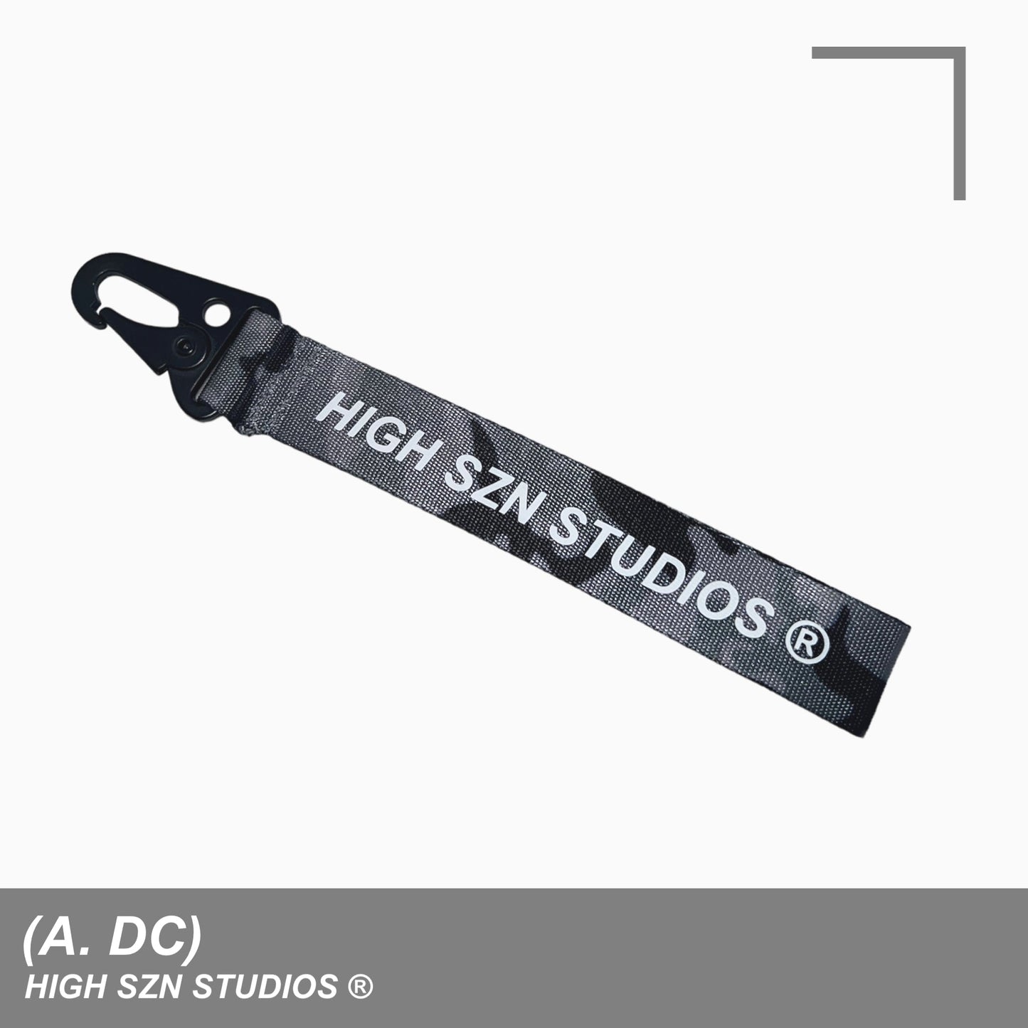 HIGH SZN® KEYRING / GREY CAMO