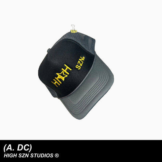 HIGHSZN® 1/2 STAR LOGO BASEBALL TRUCKER / YELLOW 1