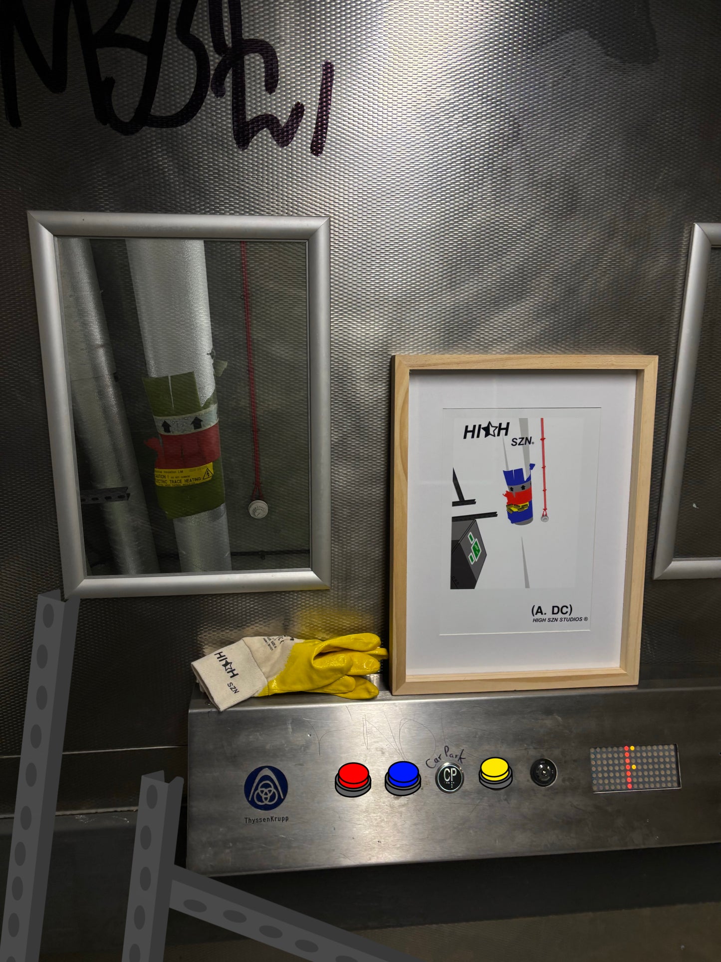 HIGH SZN® VOL 1.0 HAZARD POSTER #8 / MAIN AND FUSEBOX