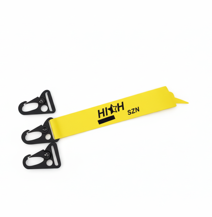 HIGH SZN® ( HAZARD BLACK ) KEYRING
