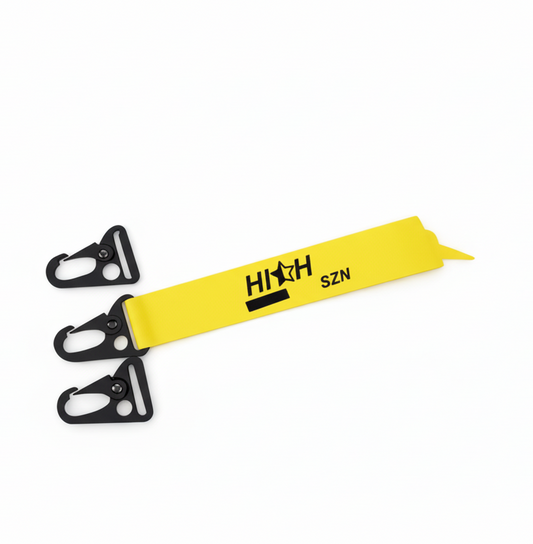 HIGH SZN® ( HAZARD BLACK ) KEYRING