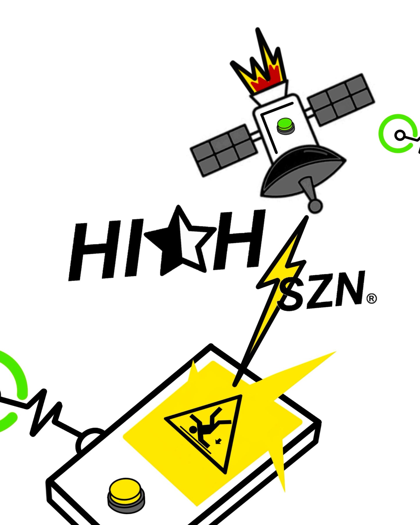 HIGH SZN® BEAM ME UP #8 / HAZARD ART PRINT VOL 1.0