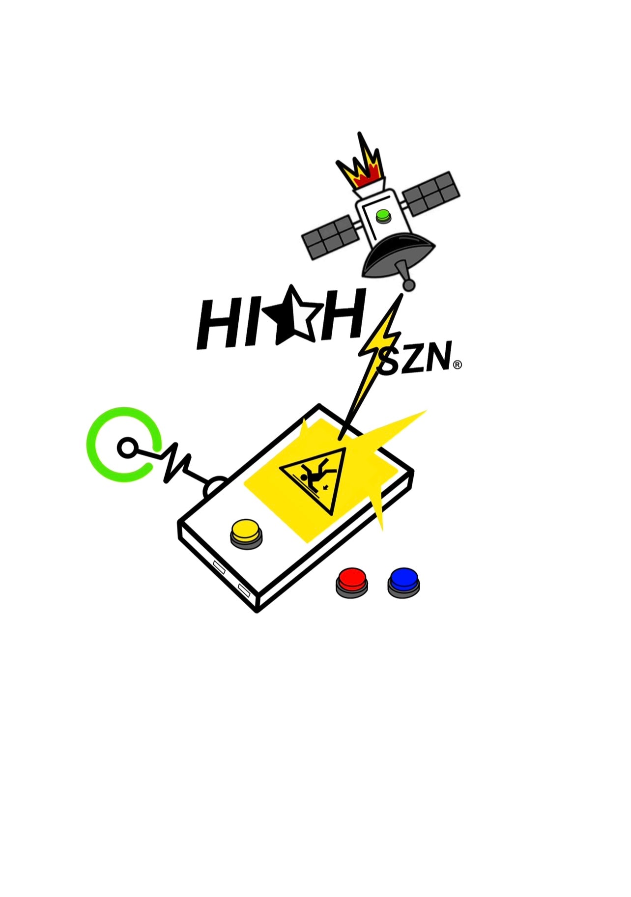 HIGH SZN® BEAM ME UP #8 / HAZARD ART PRINT VOL 1.0