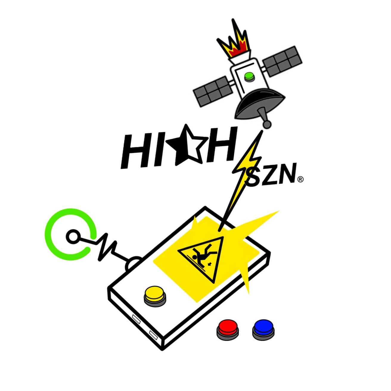 HIGH SZN® BEAM ME UP #8 / HAZARD ART PRINT VOL 1.0