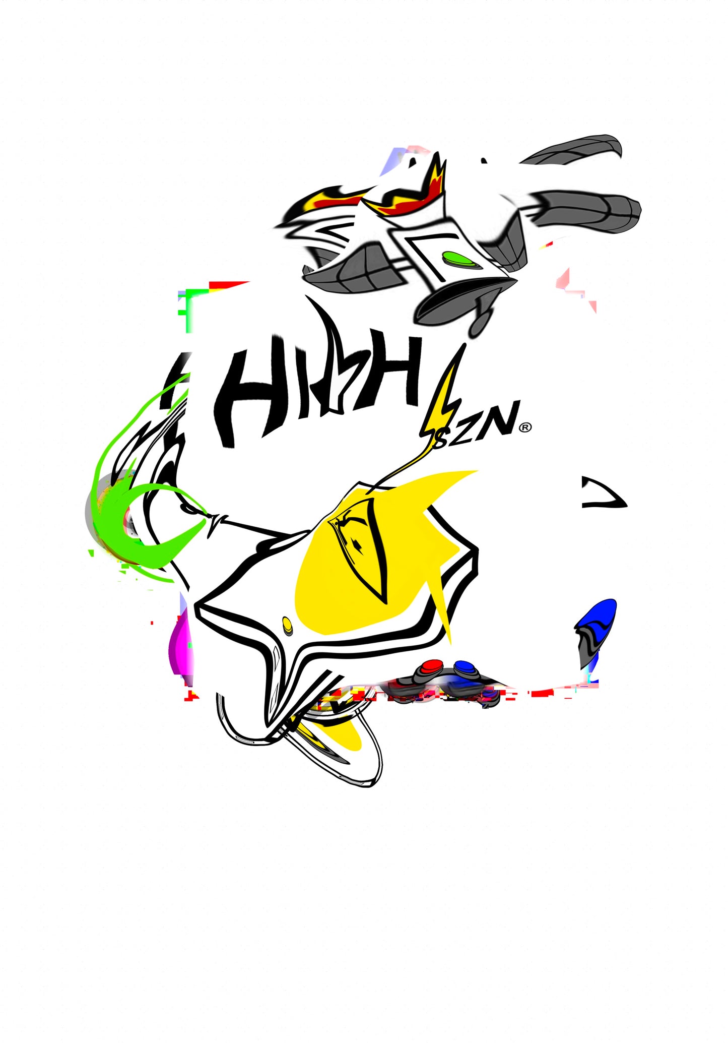 HIGH SZN® BEAM ME UP #8 / HAZARD ART PRINT VOL 1.0