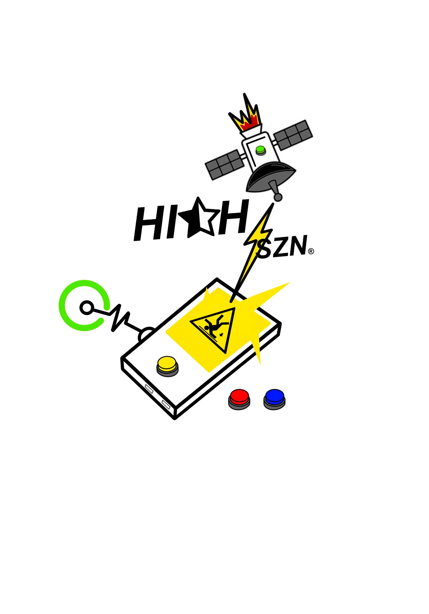 HIGH SZN® BEAM ME UP #8 / HAZARD ART PRINT VOL 1.0