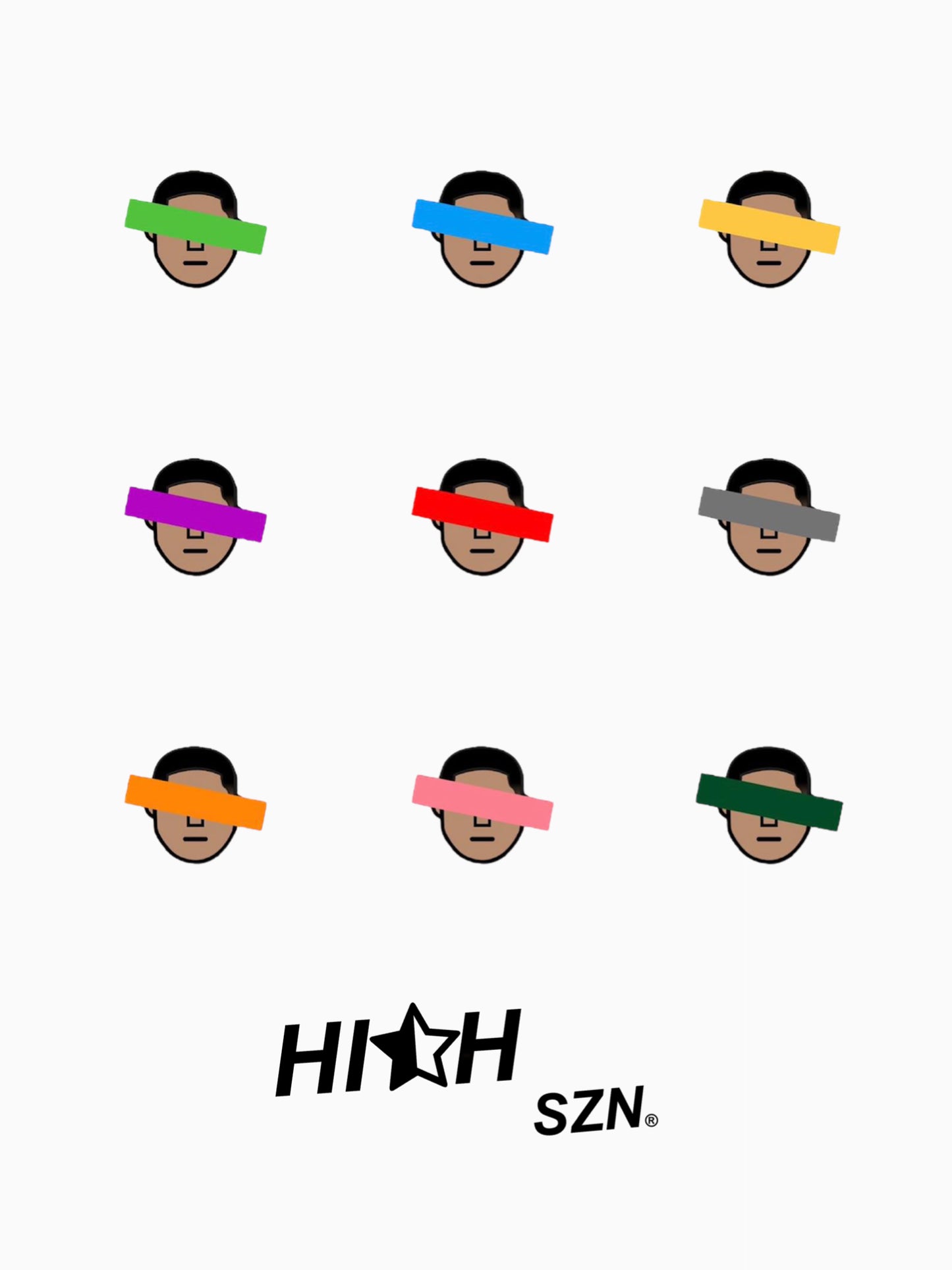 HIGH SZN® - ART BOY MULTI PRINT POSTER