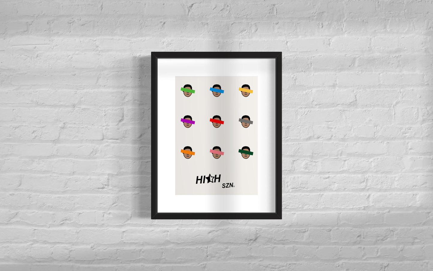 HIGH SZN® - ART BOY MULTI PRINT POSTER